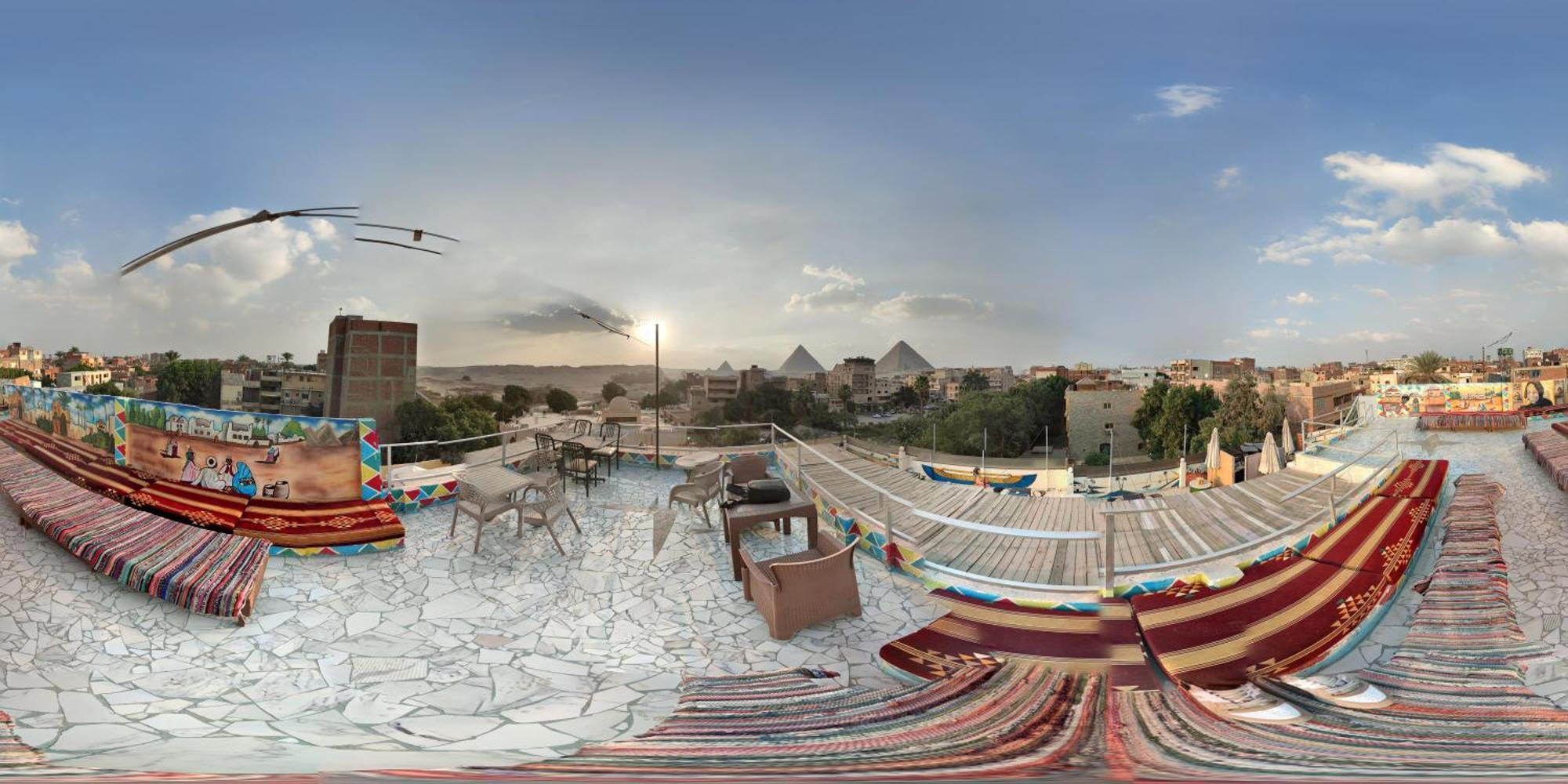 Hotel Nefertiti Pyramids View Kairo Exterior foto