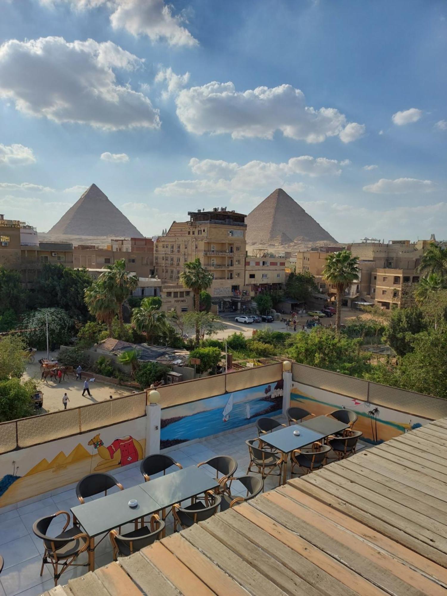 Hotel Nefertiti Pyramids View Kairo Exterior foto